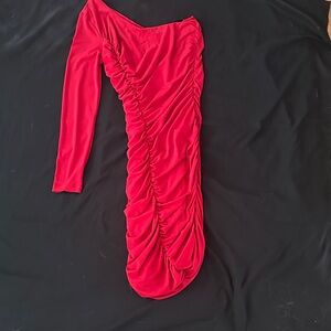 Allen B. by Allen Schwartz Vibrant Red Dress